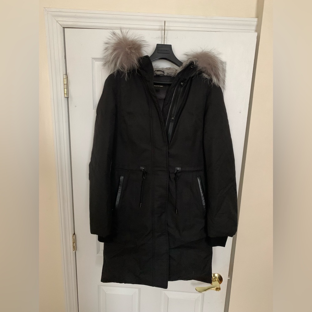 Mackage Black Down Parka - XXS